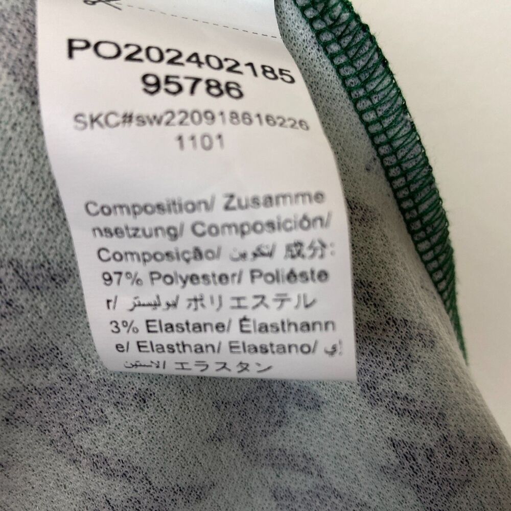 NWT Floerns Women's One Button Blazer Size L Houndstooth Green Black Business - Picture 7 of 9